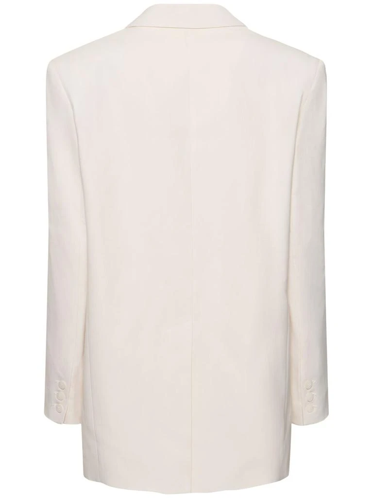 The Frankie Shop Aiden Linen & Viscose Blazer 4
