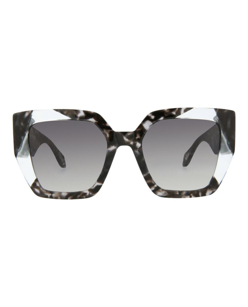 Just Cavalli Square-Frame Acetate Sunglasses