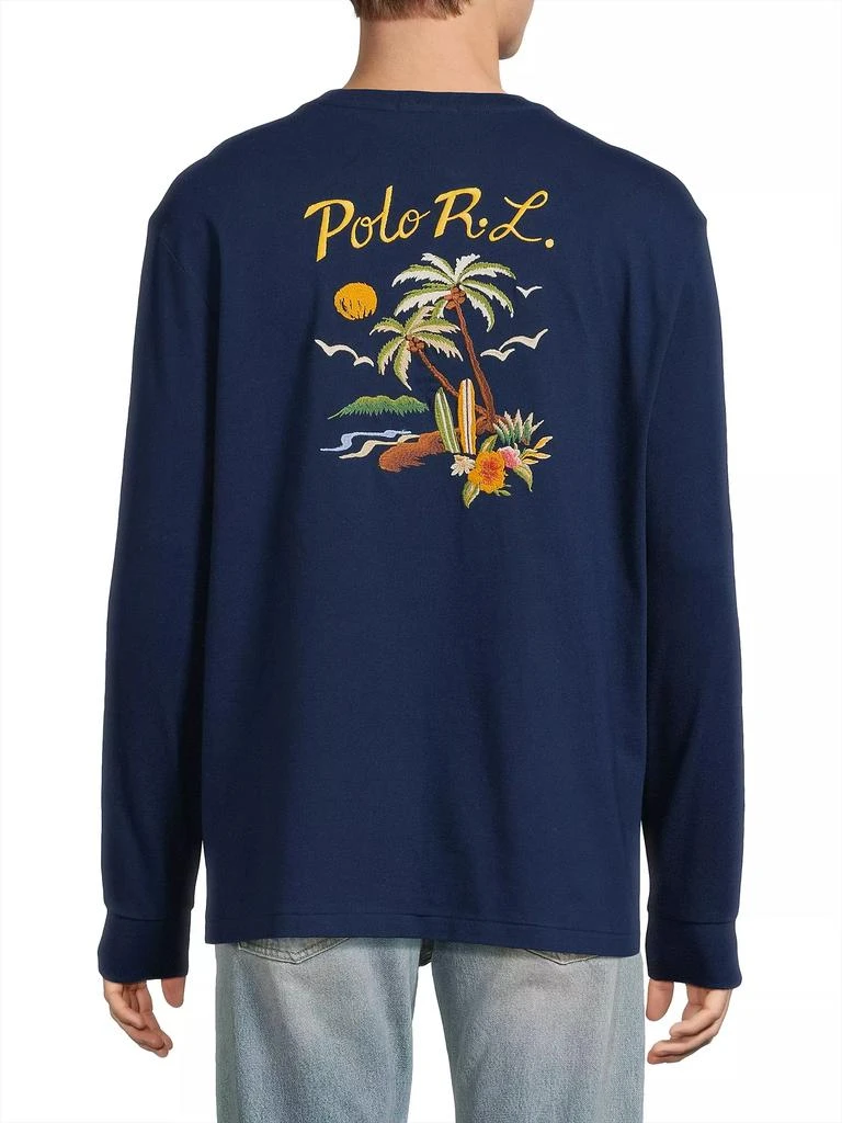 Ralph Lauren Classic-Fit Embroidered Jersey T-Shirt 5
