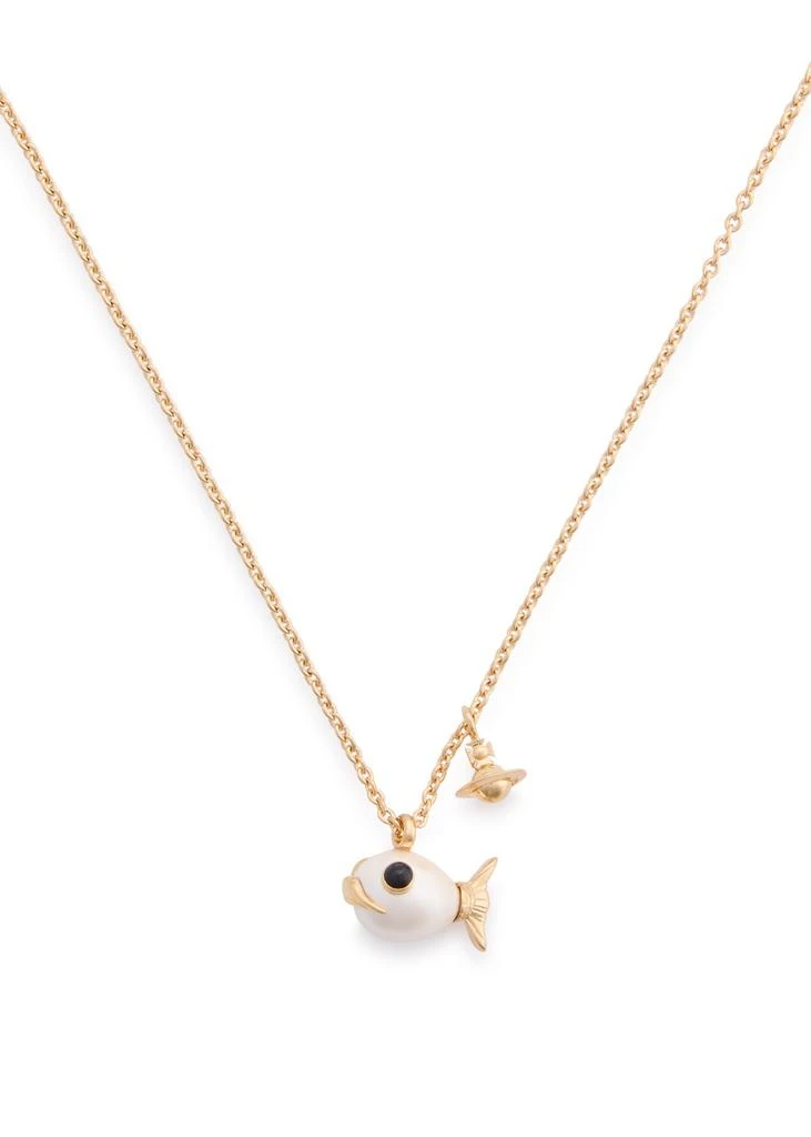 Vivienne Westwood Luzie fish-charm necklace 1