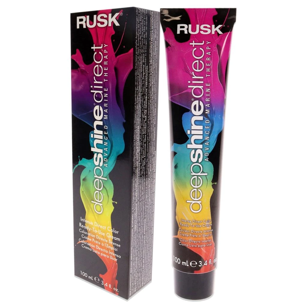 Rusk Deepshine Intense Direct Color - Green by  for Unisex - 3.4 oz Hair Color 4
