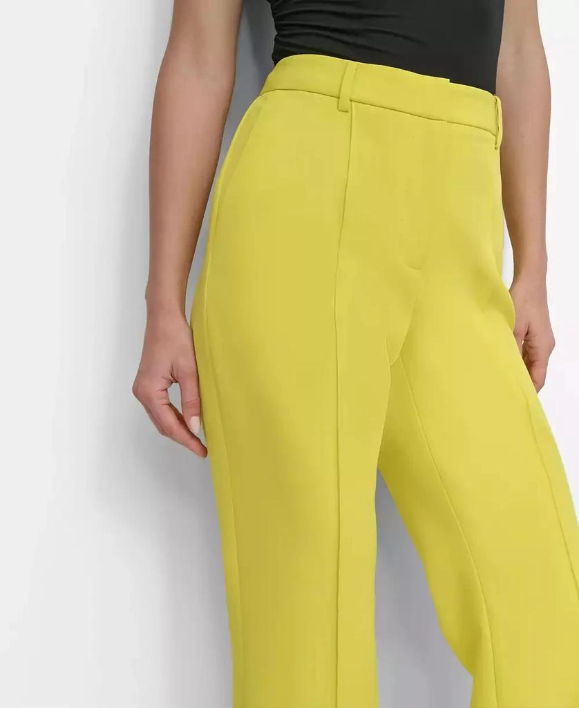 DKNY Women's Pintuck Flare-Leg Pants 4