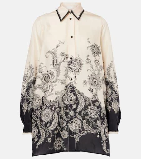 Zimmermann Rhiannon paisley silk shirt 1