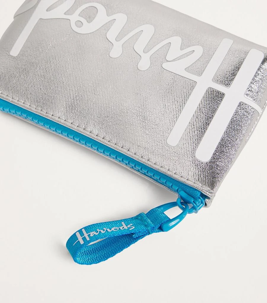 Harrods Metallic Logo Coin Purse 4
