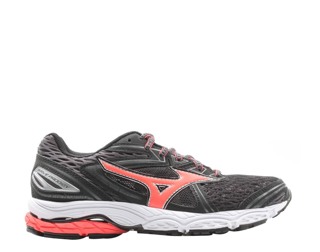 Mizuno Mizuno Wave Prodigy Black/White/Fiery Coral Women's Running Shoes J1GD171055