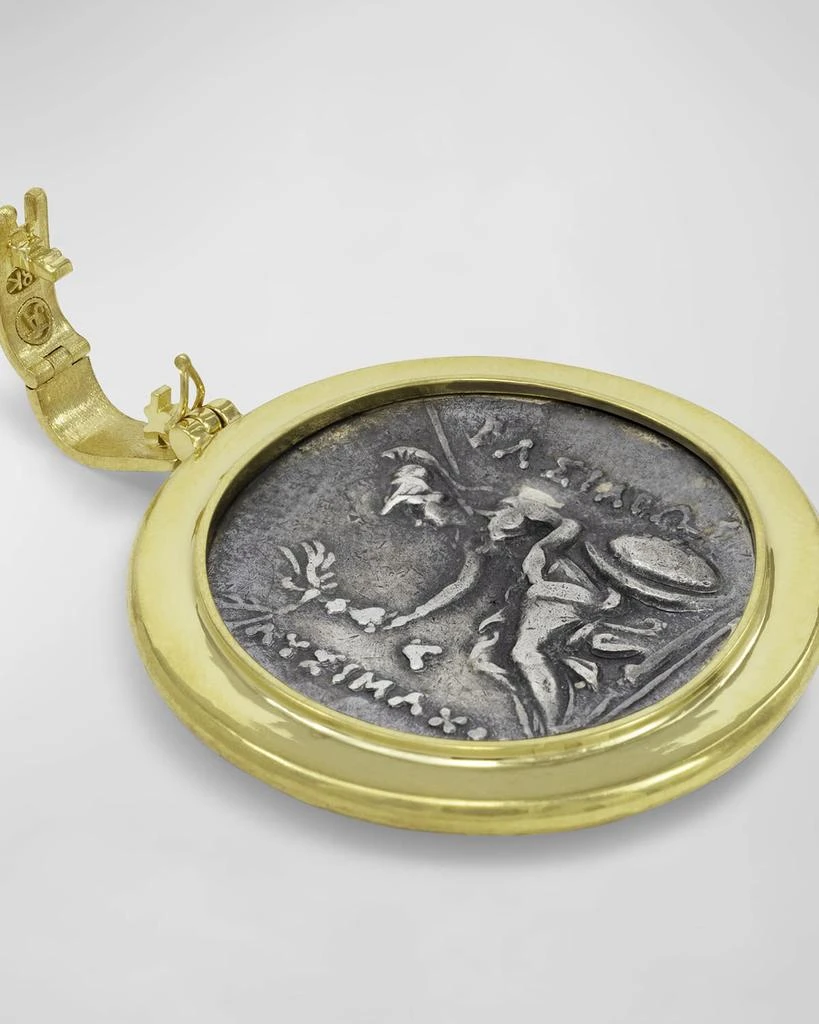 Jorge Adeler Men's 18K Yellow Gold Alexander The Great Coin Pendant 4