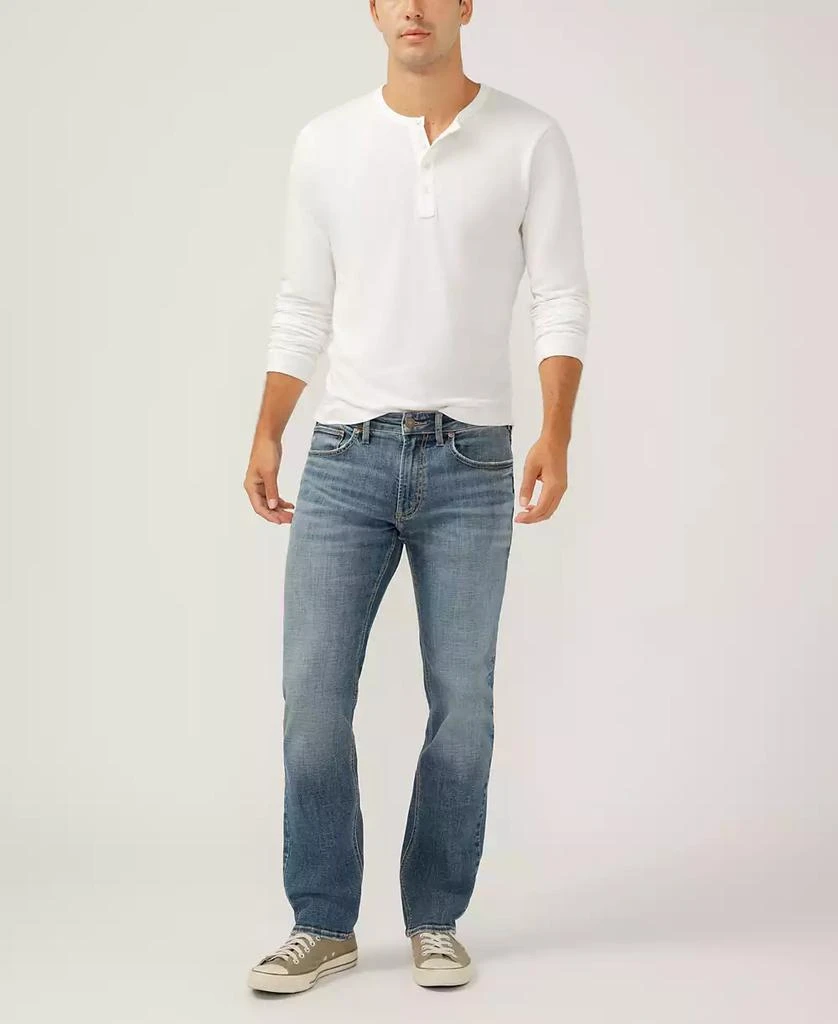 Silver Jeans Co. Men's Allan Slim Fit Straight Leg Jeans 4