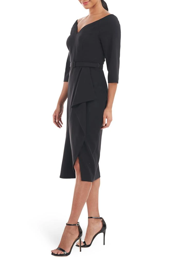 Kay Unger Izzy Belted Cocktail Dress 3