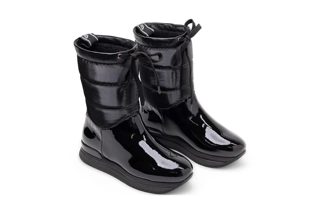 hogan Hogan Restyling Padded Boots in BLACK 2