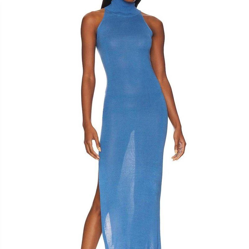RTA Shira Dress In Malibu Blue 1