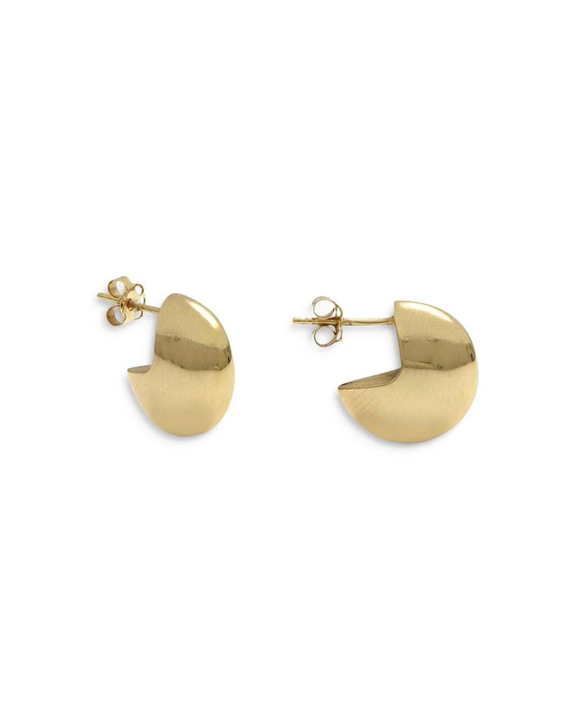 Bloomingdale's Fine Collection 14K Yellow Gold Open Disc Hoop Earrings 1