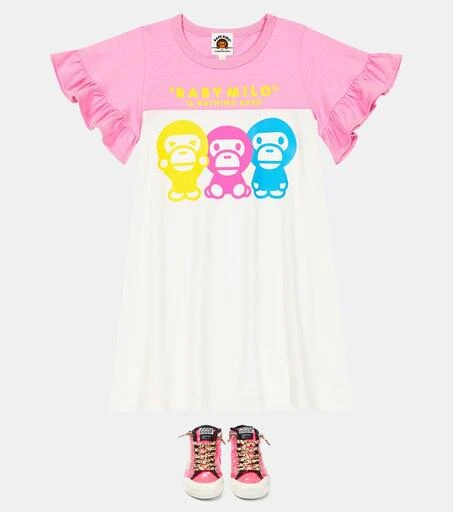 bape shirt dress BAPE Women's ABC Camo Jersey Dress Pink - SS25
