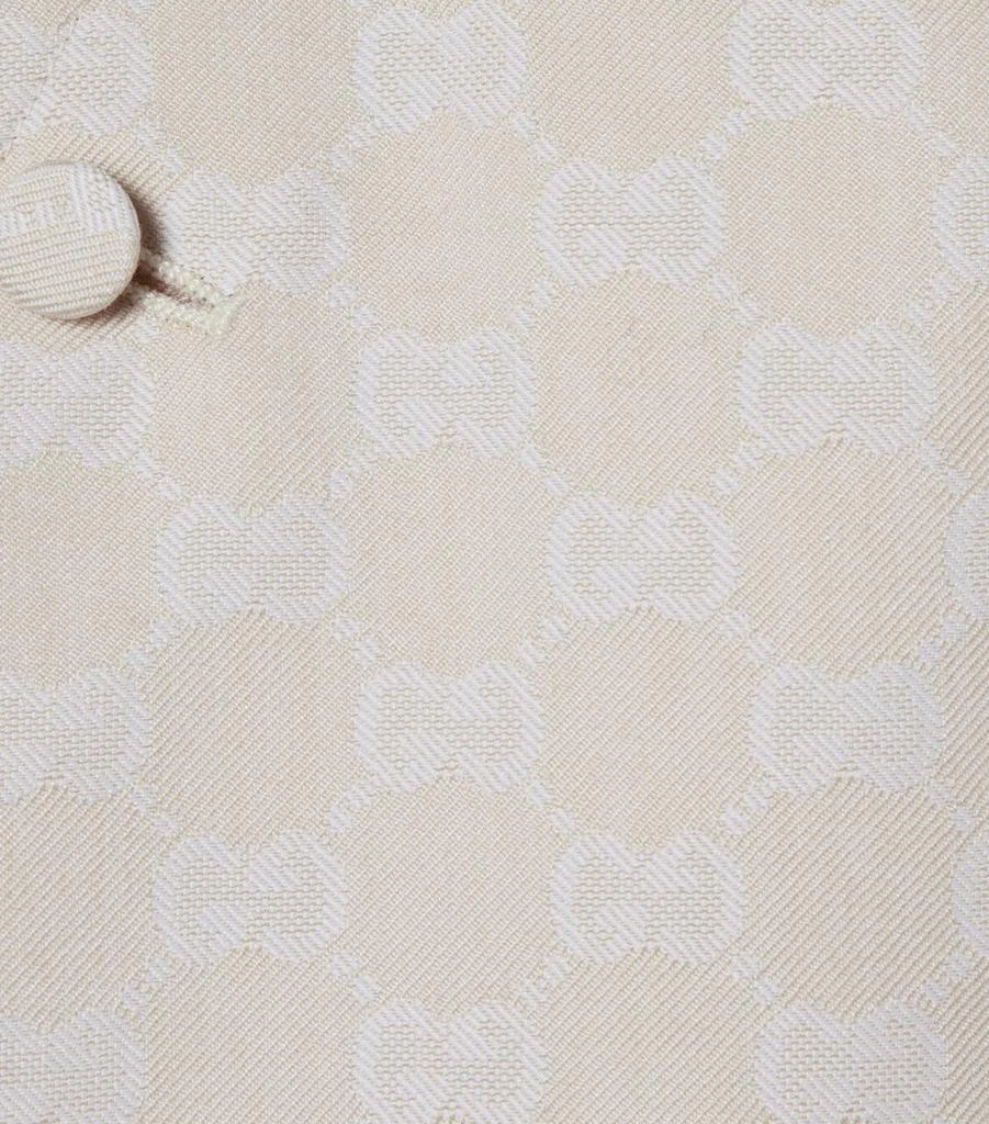 Gucci Gabardine GG Midi Skirt 8