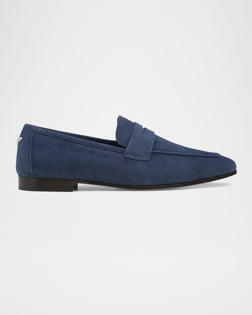 Bougeotte Flaneur Suede Penny Loafers