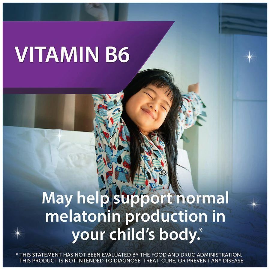 Unisom Simple Slumbers Kids Drug-Free Melatonin Gummies Grape 6