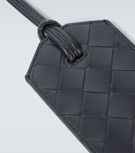 Bottega Veneta Intrecciato leather luggage tag 4