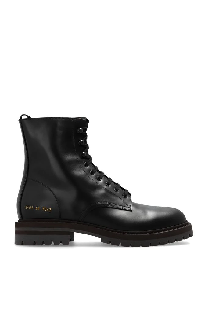 Common Projects Leather combat boots 1