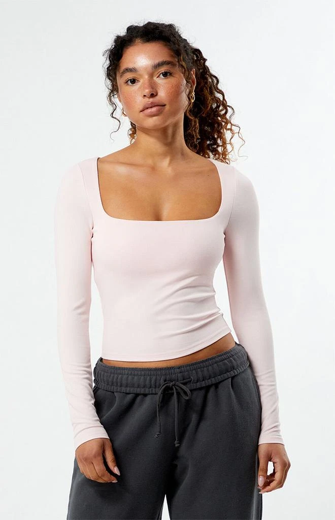 Est. PAC 1980 Square Neck Long Sleeve Top 1