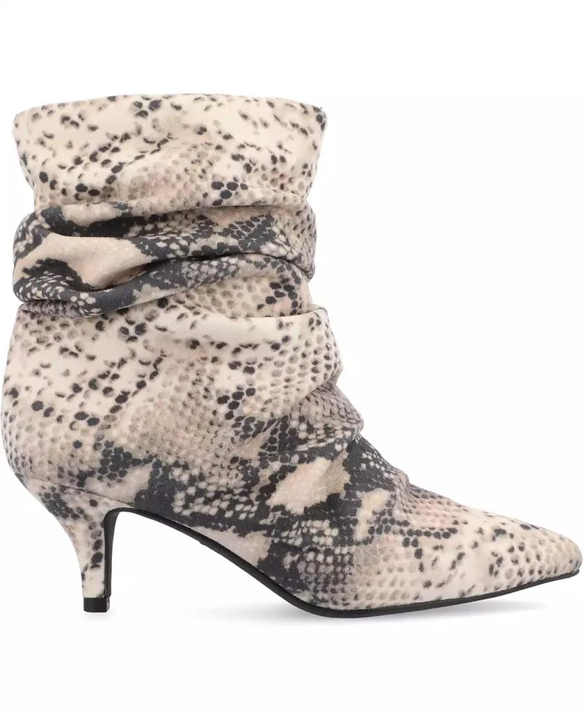 Journee Collection Women's Jo Slouchy Kitten Heel Dress Booties 2