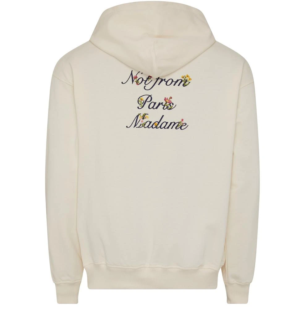 Drôle de Monsieur Floral slogan hoodie 3