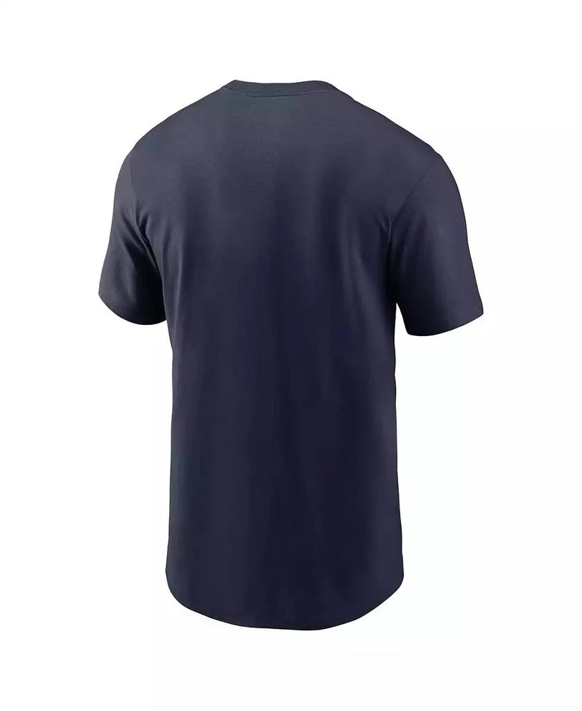 NIKE Men's Navy Michigan Wolverines Ice Hockey Sport Drop T-Shirt 3