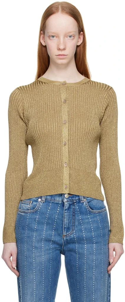 Stella McCartney Gold Sparkle Cardigan 1
