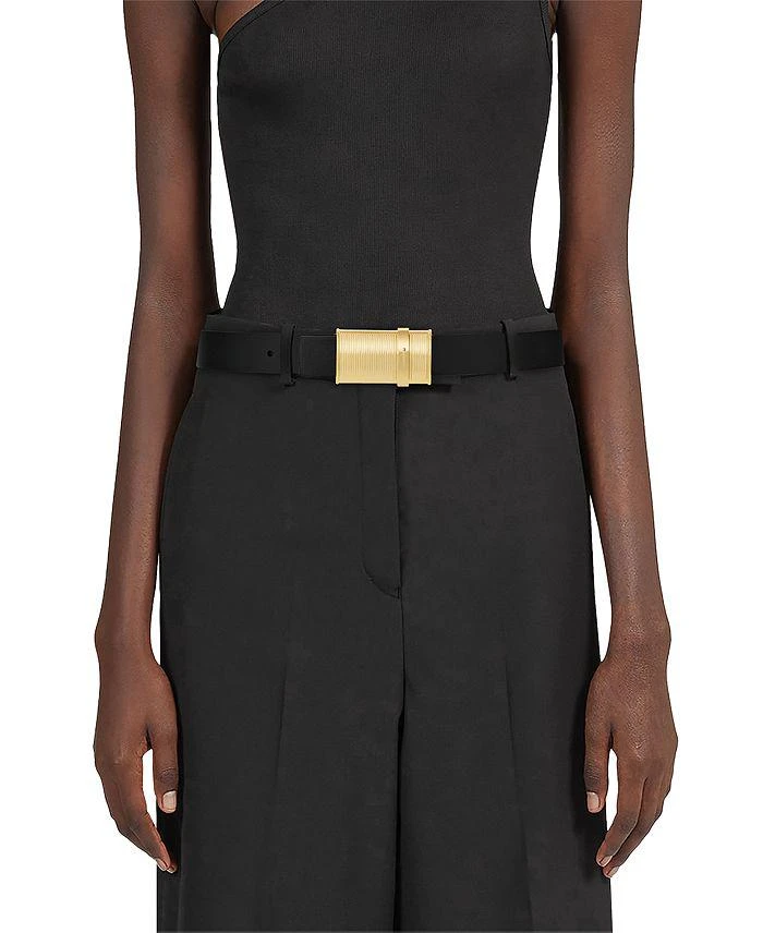 Salvatore Ferragamo Women's Reversible Leather Belt 4