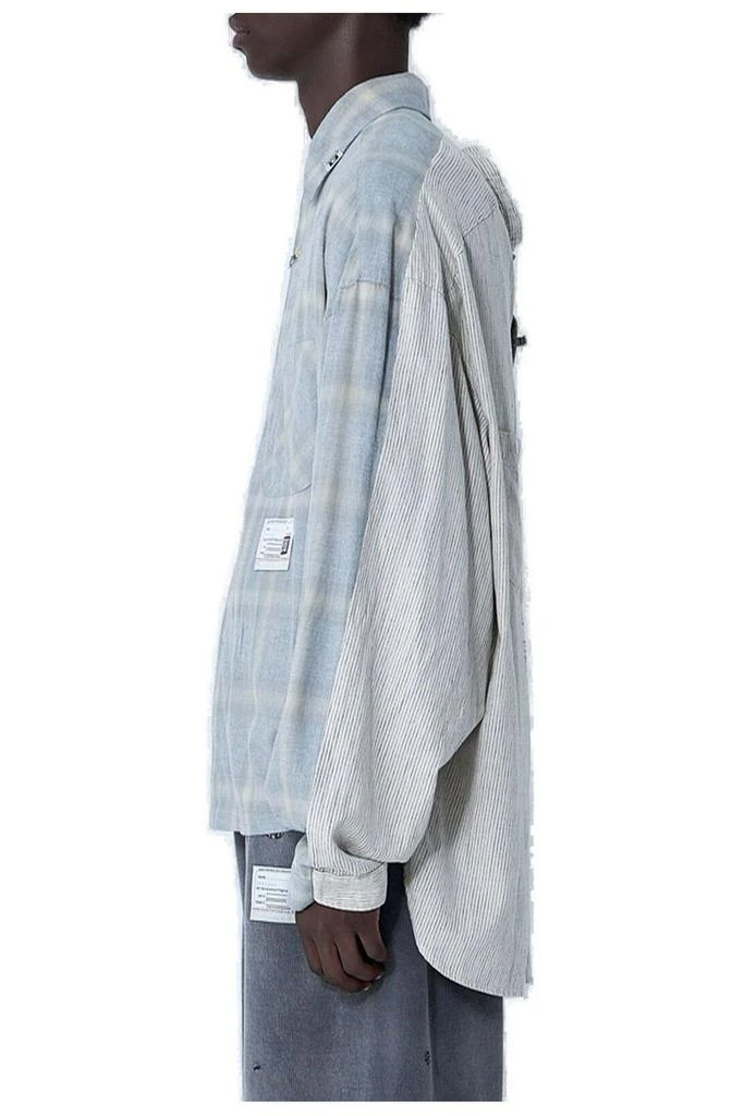 Maison MIHARA YASUHIRO Maison Mihara Yasuhiro 2 Shirts Combined Oversized Long Sleeve Shirt 3