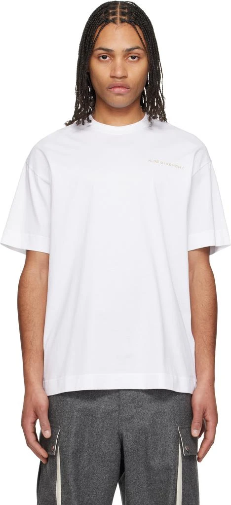 Givenchy White Regular Fit T-shirt 1