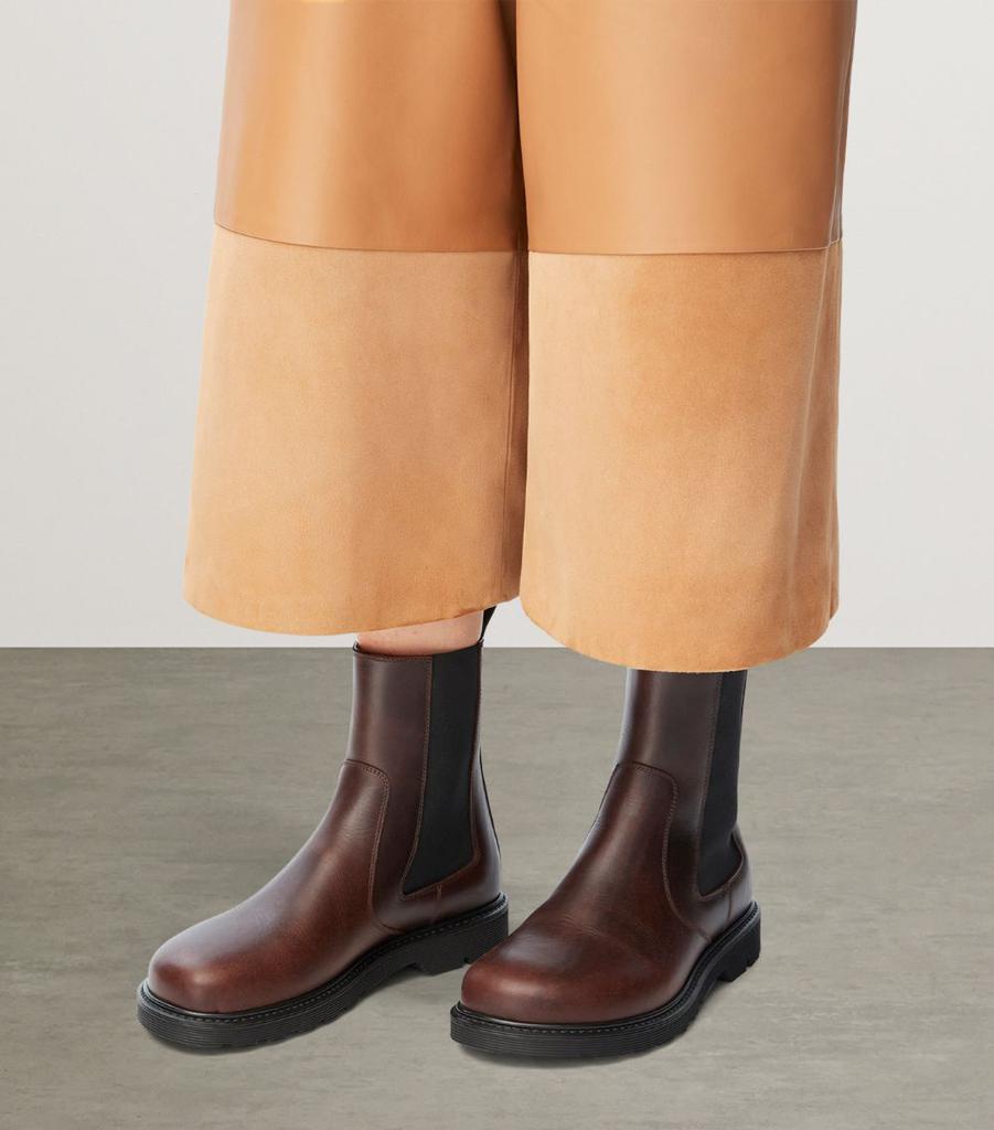 Loewe Leather Blaze Chelsea Boots - Shoes - BeyondStyle