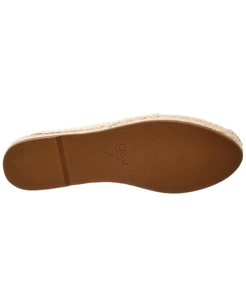 Chloé Piia Flat Leather Espadrille 4