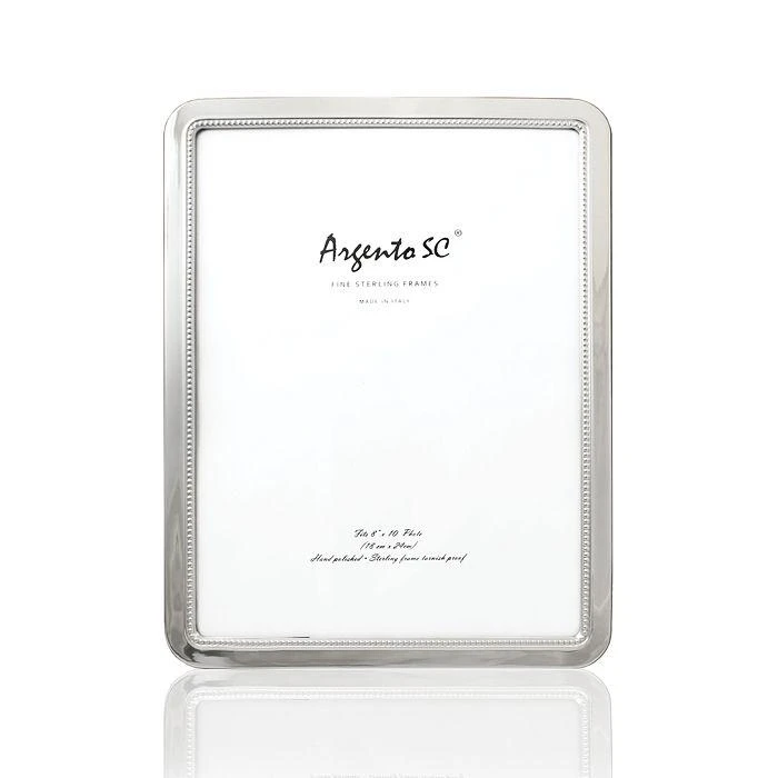 Argento SC Argento Curved Inner Bead Sterling Silver Frame 2