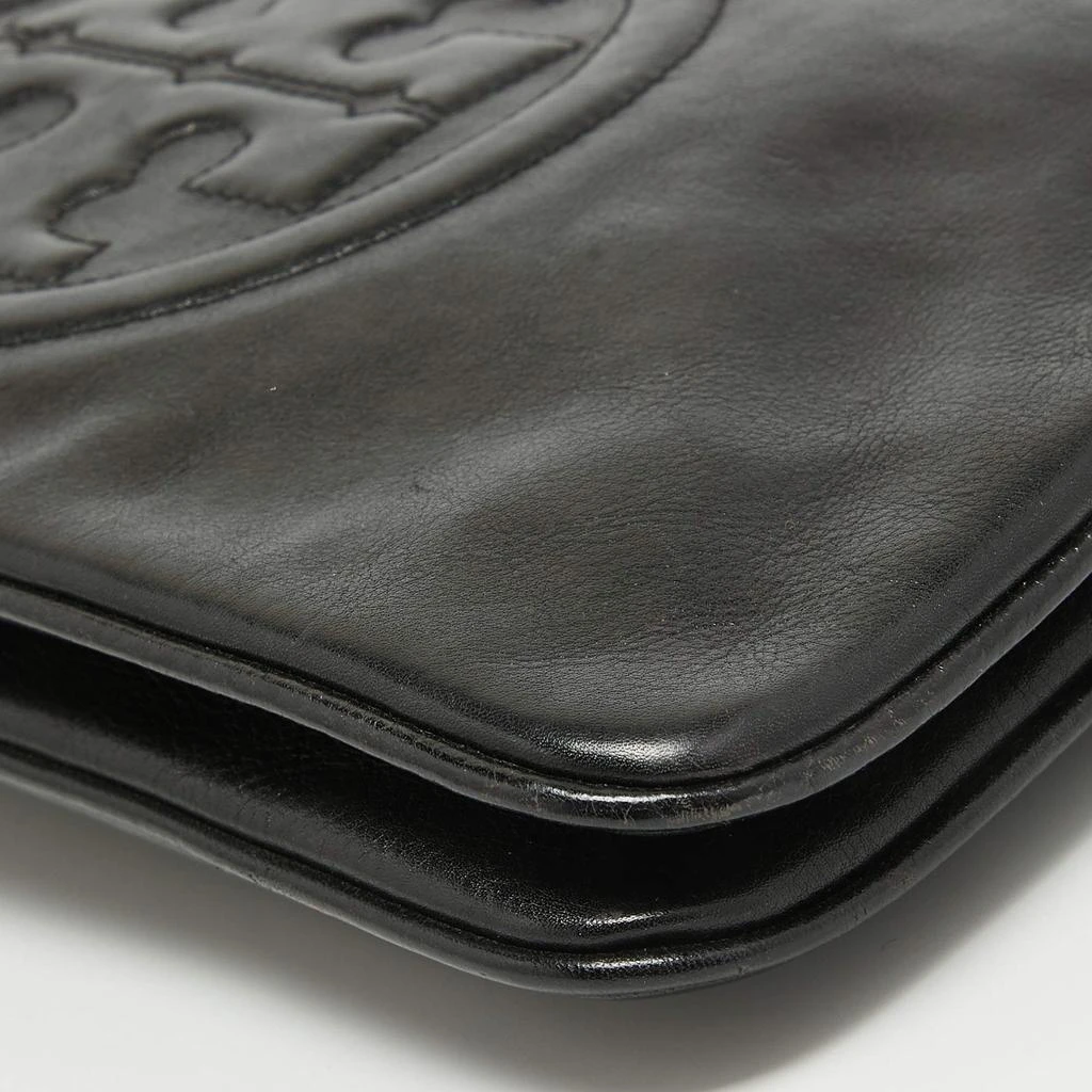Tory Burch Tory Burch Black Leather Reva Chain Flap Bag 17