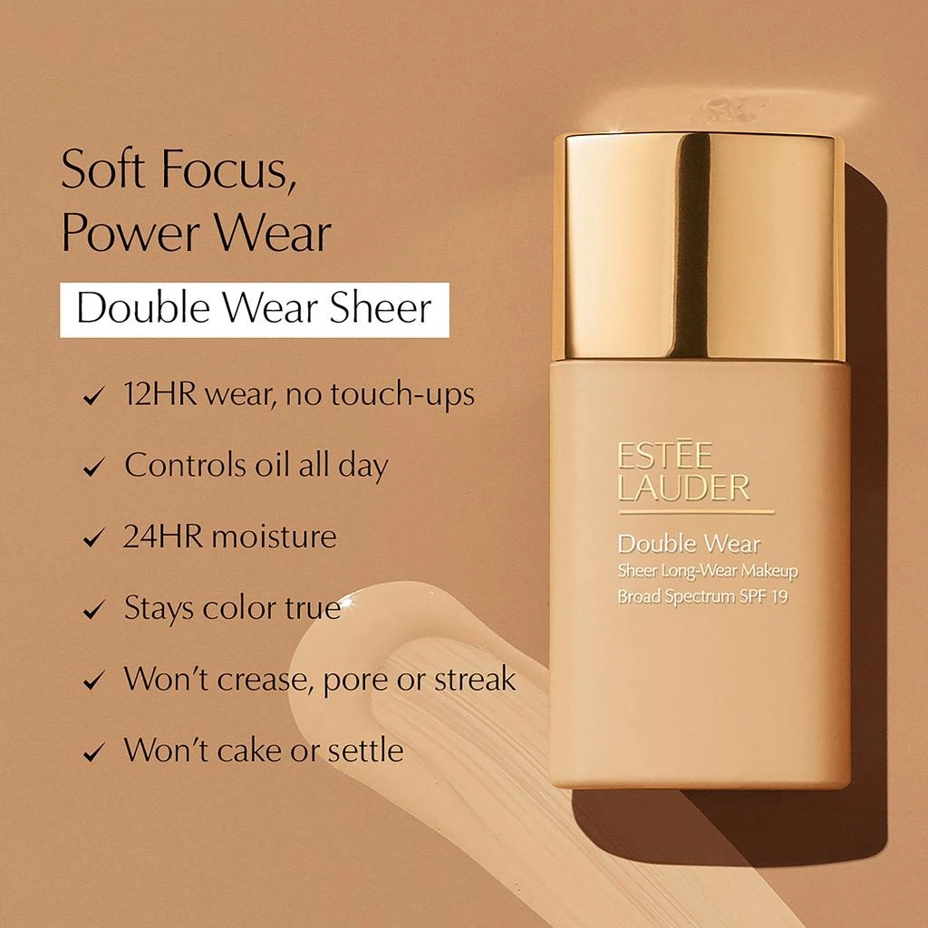Estée Lauder Estée Lauder Double Wear Sheer Long-Wear Foundation SPF19 8