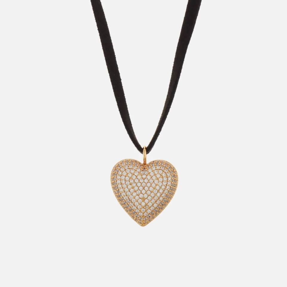 Crystal Haze Crystal Haze Queen of Hearts Pendant Gold-Plated Necklace 1