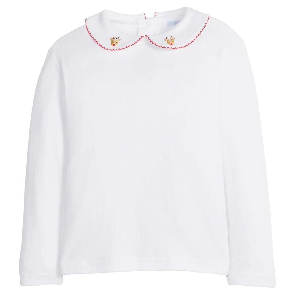 LITTLE ENGLISH Little English - Girl's Long Sleeve Pinpoint Shirt