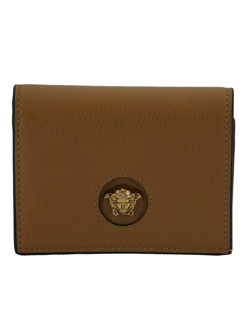 Versace Calf Leather Compact Women's Wallet 1