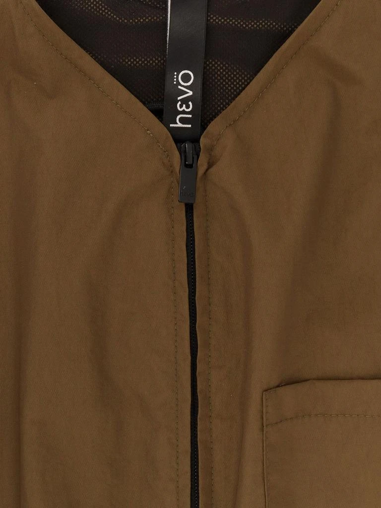 HEVÒ Carpignano technical fabric vest 3