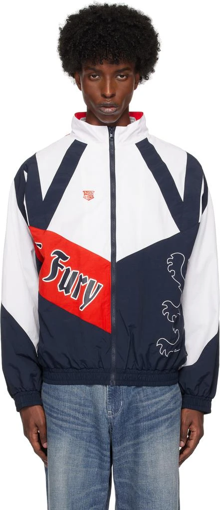 NEIGHBORHOOD White & Navy Mod Track Jacket 1