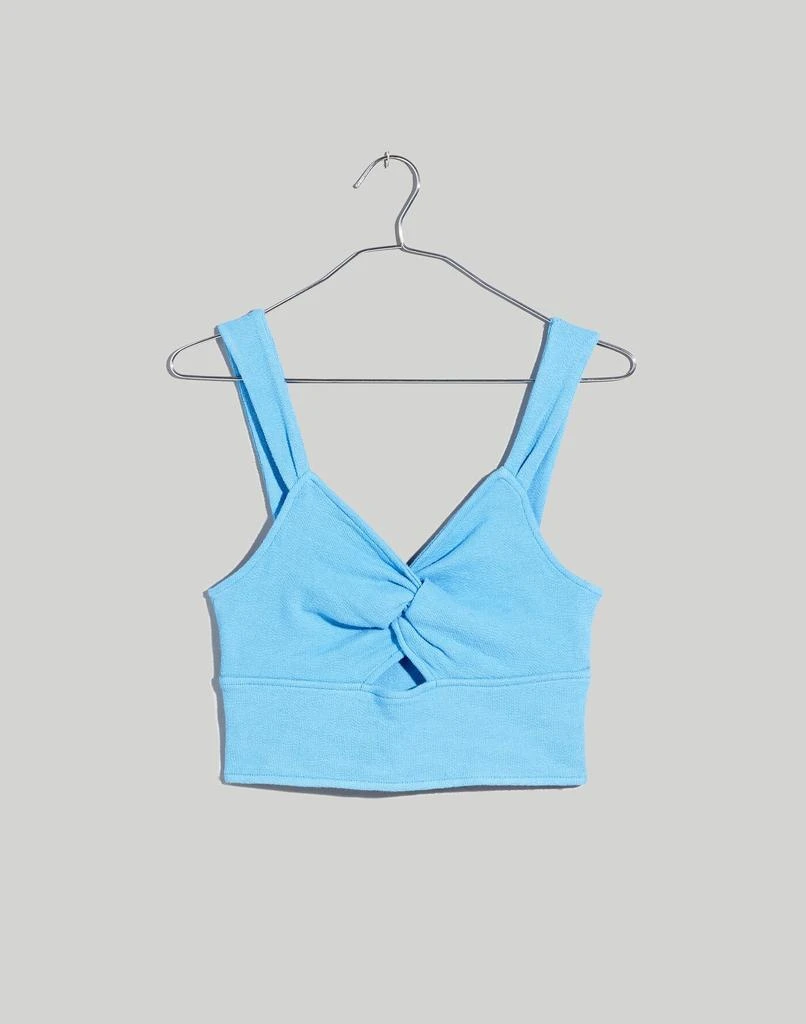 Madewell Cutout Knot-Front Crop Tank Top 5