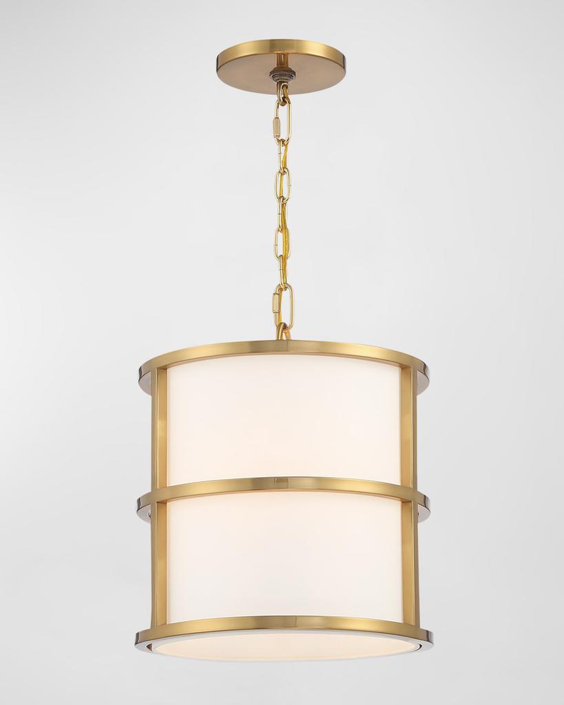 Crystorama Hulton 3-Light Steel Pendant Light