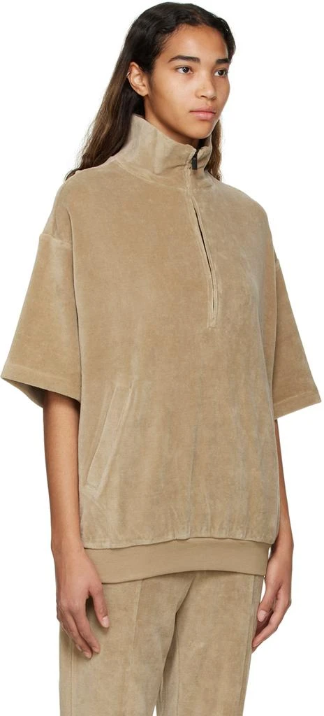 Essentials Tan Cotton Turtleneck 2