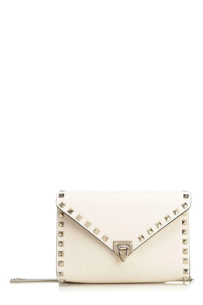 Valentino Valentino Garavani Rockstud Foldover Top Mini Clutch Bag
