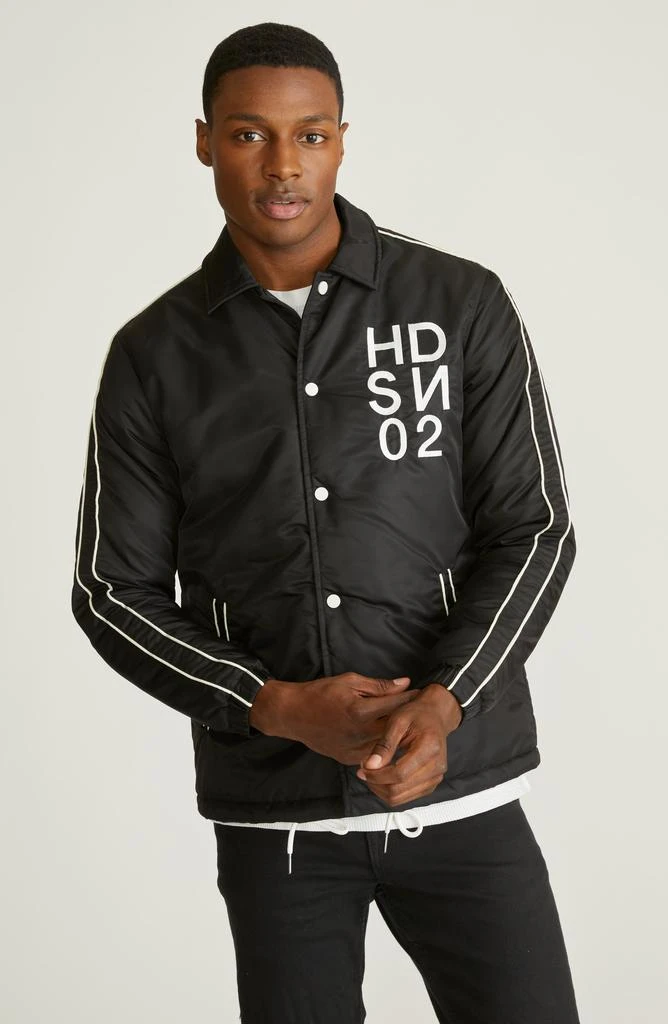Hudson Water Repellent Insulated Nylon Coach's Jacket 6