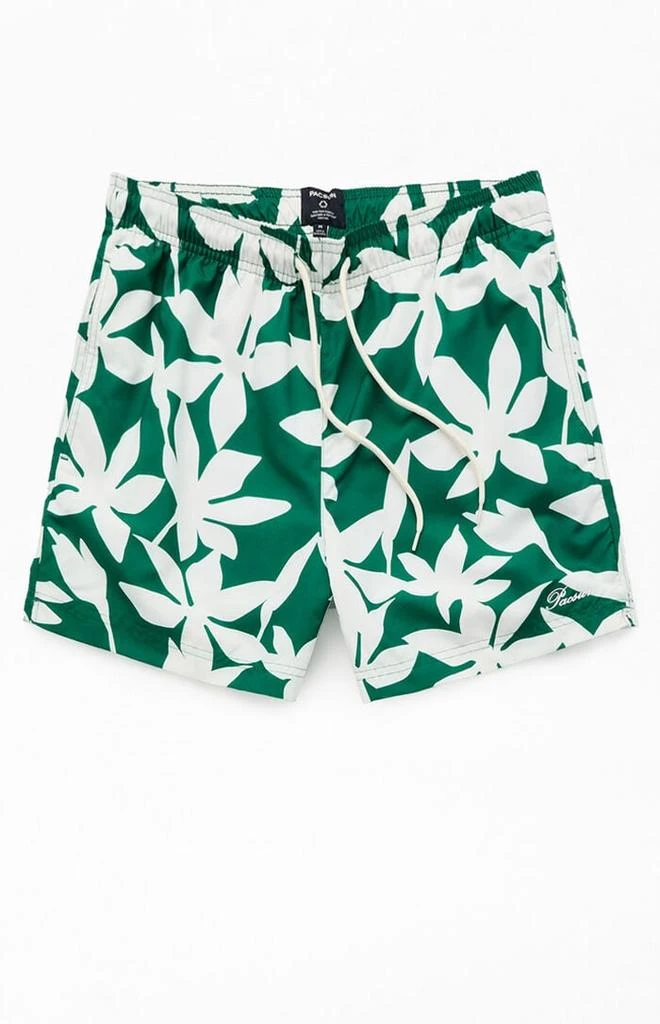 PacSun Garden AOP 4.5'' Swim Trunks 1