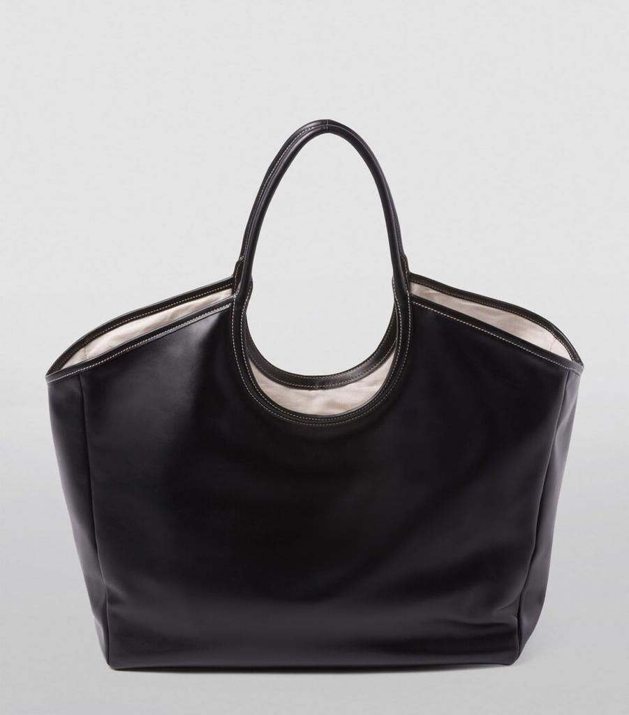 トートバッグ MIU MIU BLACK LEATHER IVY TOTES Miu Miu Ivy Leather Tote Bag | Black | FARFETCH