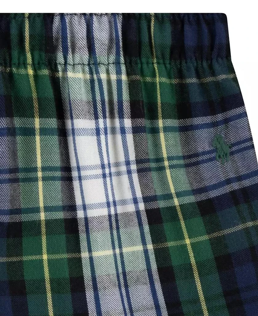 Ralph Lauren Boys and Girls Toddler 2-Piece Long-Sleeve T-Shirt and Woven Pant Pajama Set 4