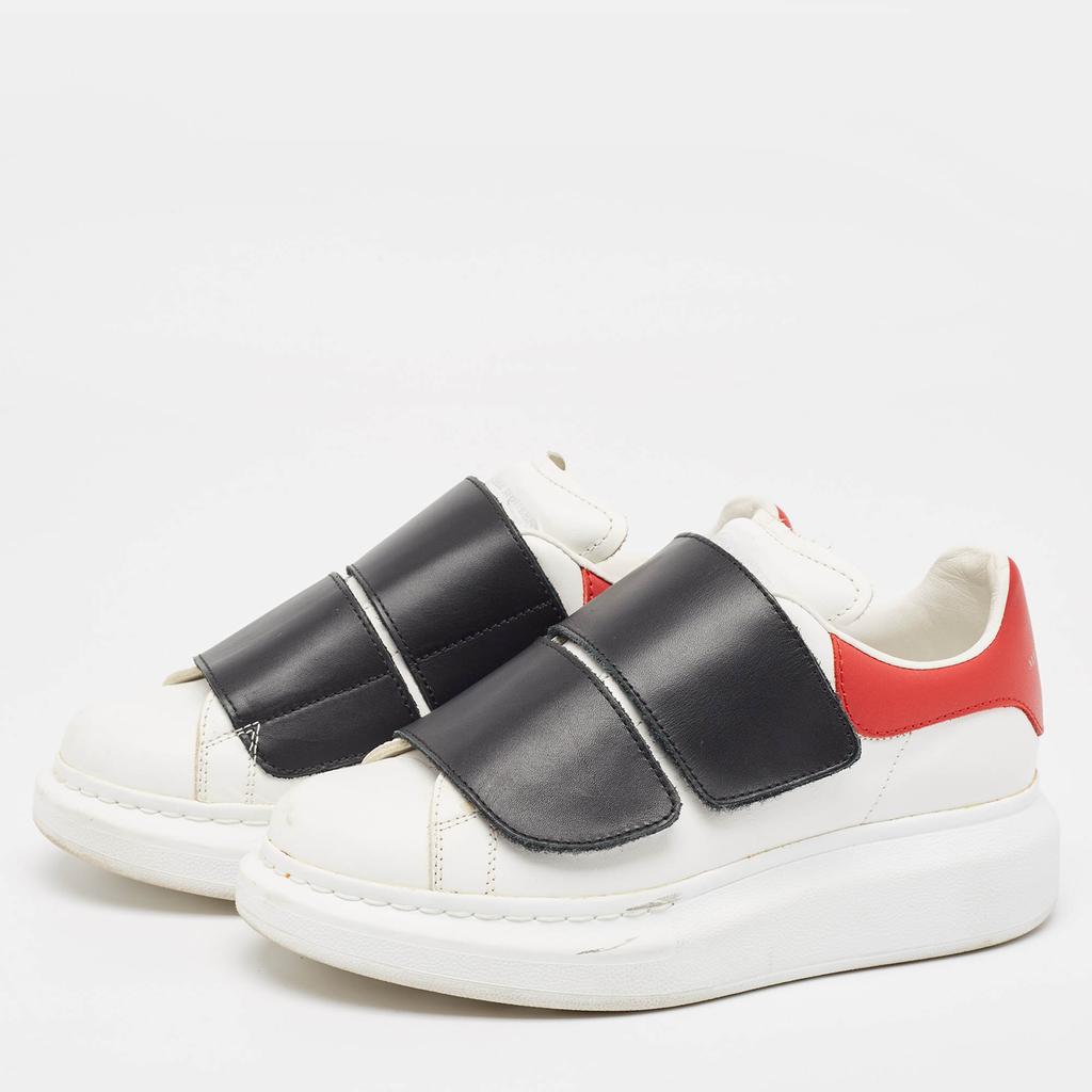 Alexander McQueen Alexander McQueen Tricolor Leather Oversized Velcro Strap Sneakers Size 35