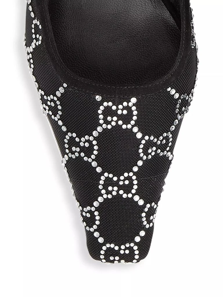 Gucci Crystal-Embellished Slingback Sandals 4