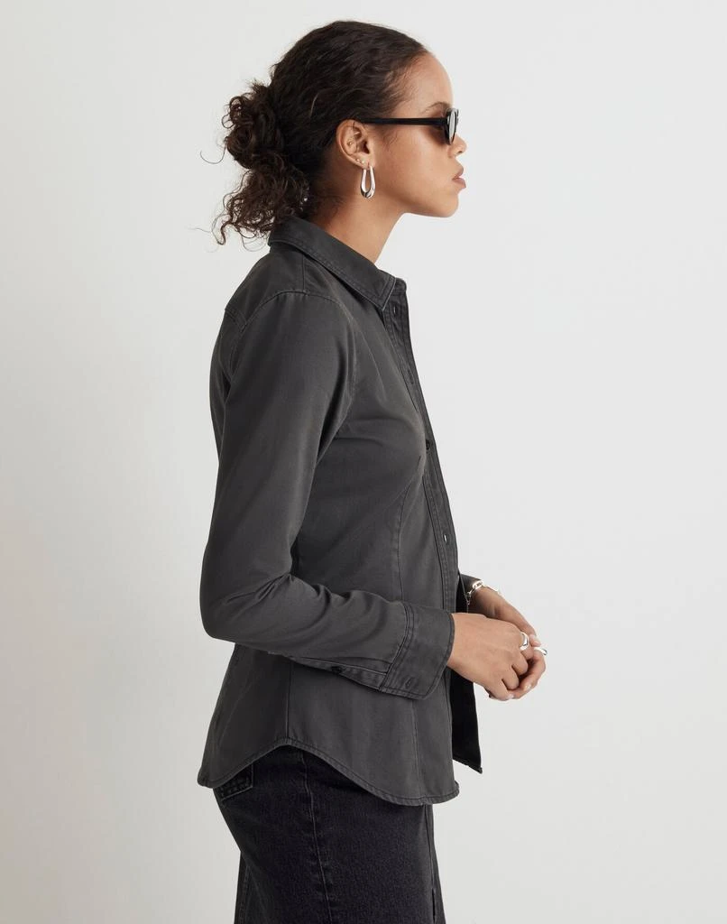 Madewell Darted Button-Up Shirt in (Re)generative Chino 3